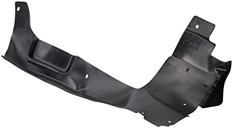 TRQ Front Right Rearward Inner Fender Liner Black Passenger Side