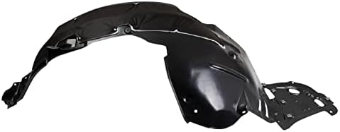 TRQ Front Left Inner Fender Liner Black Drivers Side