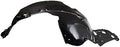 TRQ Front Left Inner Fender Liner Black Drivers Side