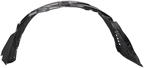 TRQ Front Left Inner Fender Liner Black Drivers Side