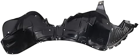 TRQ Front Left Inner Fender Liner Black Drivers Side