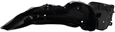 TRQ Front Left Inner Fender Liner Black Drivers Side