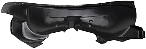 TRQ Front Right Inner Fender Liner Black Passenger Side