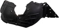 TRQ Front Right Inner Fender Liner Black Passenger Side