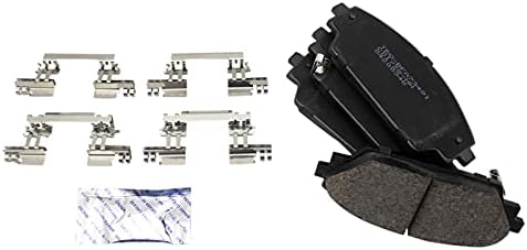 TRQ Front Ceramic Brake Pad Set