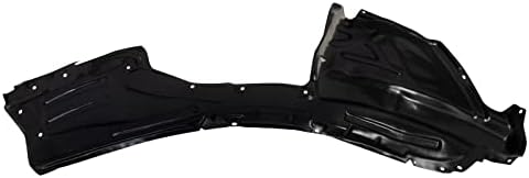 TRQ Front Right Inner Fender Liner Black Passenger Side