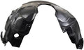 TRQ Front Right Inner Fender Liner Black Passenger Side