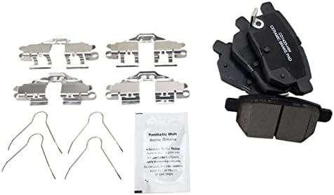 TRQ Rear Premium Posi Ceramic Disc Brake Pad Set