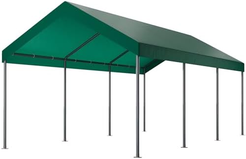 Shintenchi 10x20 FT Heavy Duty Carport,Green - Image 7