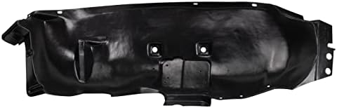 TRQ Front Right Inner Fender Liner Black Passenger Side