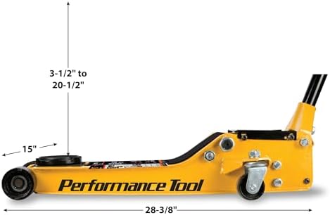 Performance Tool W1645 3.5 Ton Low Profile Swiveling Floor Jack - Image 5
