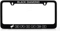 FORD Bronco UV Printed Metal License Plate Frame - Black Diamond