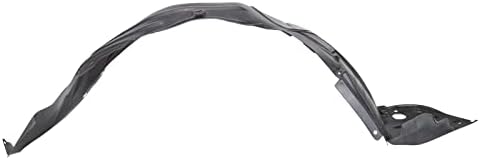 TRQ Front Left Inner Fender Liner Black Drivers Side