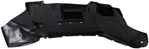 TRQ Front Right Inner Fender Liner Black Passenger Side