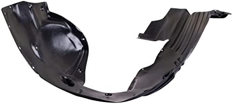 TRQ Front Left Inner Fender Liner Black Drivers Side