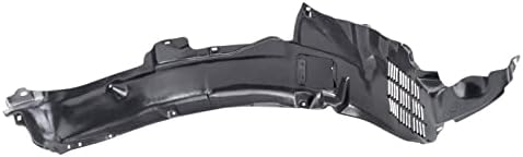 TRQ Front Left Inner Fender Liner Black Drivers Side