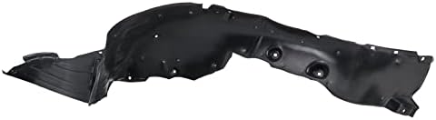 TRQ Front Left Inner Fender Liner Black Drivers Side