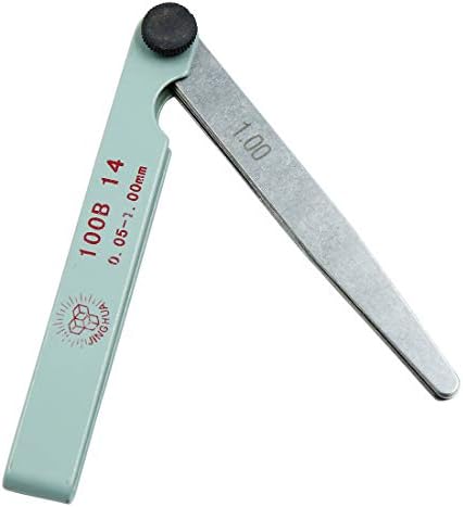 uxcell 14 Blade Master Feeler Gauge Car Spark Plug Gap Metric Measuring Tool 0.05-1mm - Image 3