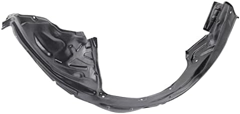 TRQ Front Left Inner Fender Liner Black Drivers Side