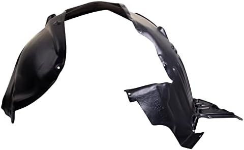 TRQ Front Left Inner Fender Liner Black Drivers Side