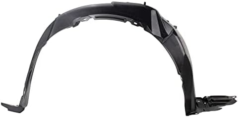 TRQ Front Right Inner Fender Liner Black Passenger Side