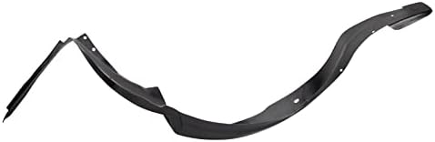 TRQ Front Right Inner Fender Liner Black Passenger Side