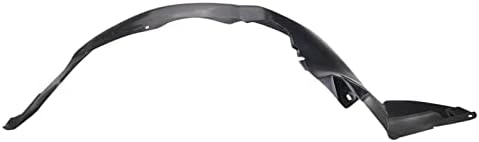 TRQ Front Left Inner Fender Liner Black Drivers Side