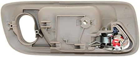 TRQ Beige Front Interior Door Handle Pair Set