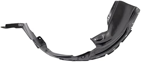 TRQ Front Right Inner Fender Liner Black Passenger Side