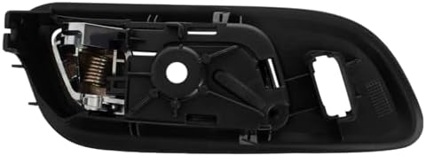TRQ Front Left Interior Door Handle Chrome & Black Drivers Side