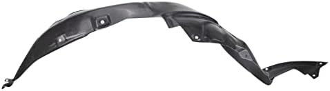 TRQ Front Left Inner Fender Liner Black Drivers Side