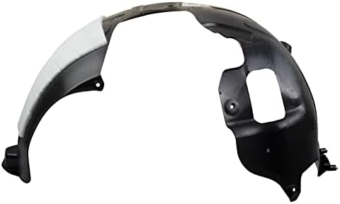 TRQ Front Left Inner Fender Liner Black Drivers Side