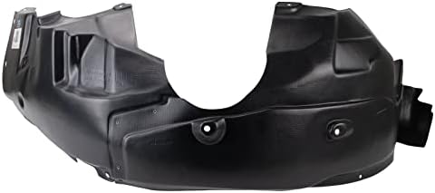 TRQ Front Left Inner Fender Liner Black Drivers Side