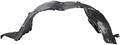 TRQ Right Inner Fender Liner Black Passenger Side