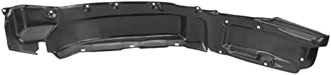 TRQ Front Right Inner Fender Liner Black Passenger Side