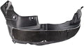 TRQ Front Left Inner Fender Liner Black Drivers Side