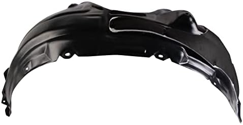 TRQ Front Left Inner Fender Liner Black Drivers Side