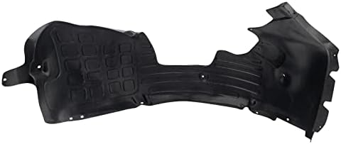 TRQ Front Left Inner Fender Liner Black Drivers Side
