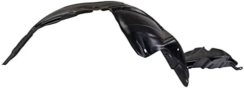 TRQ Front Left Inner Fender Liner Black Drivers Side