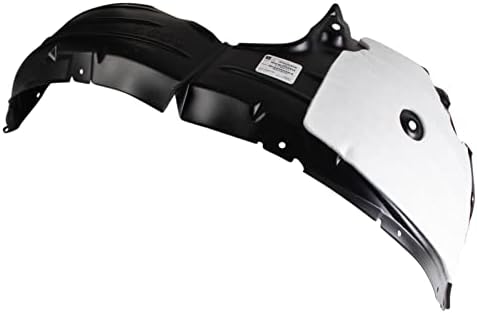 TRQ Front Left Inner Fender Liner Black Drivers Side