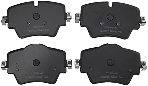 TRQ Front Ceramic Brake Pad Set