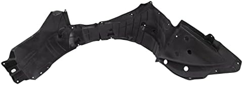 TRQ Front Left Inner Fender Liner Black Drivers Side