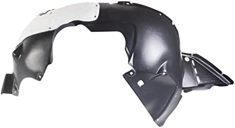 TRQ Front Left Inner Fender Liner Black Drivers Side