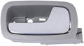 TRQ Front Right Interior Door Handle Chrome & Gray Passenger Side