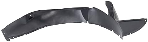 TRQ Front Left Inner Fender Liner Black Drivers Side