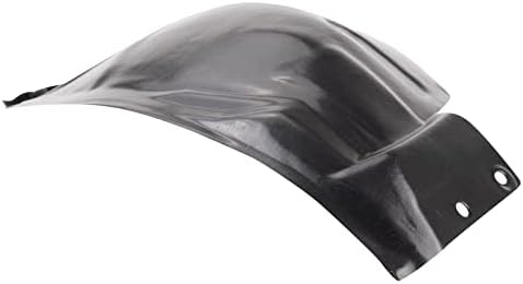 TRQ Front Right Rearward Inner Fender Liner Black Passenger Side