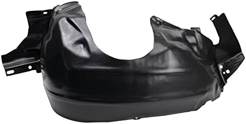 TRQ Front Right Inner Fender Liner Black Passenger Side
