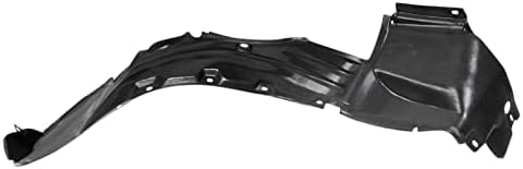 TRQ Front Left Inner Fender Liner Black Drivers Side