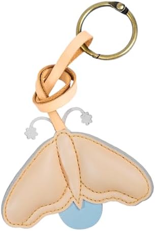 Insects Leather Bag Charm - Unique Purse Charm Keychain for Backpacks