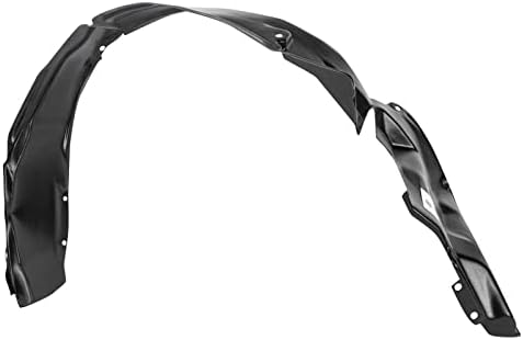 TRQ Front Left Inner Fender Liner Black Drivers Side
